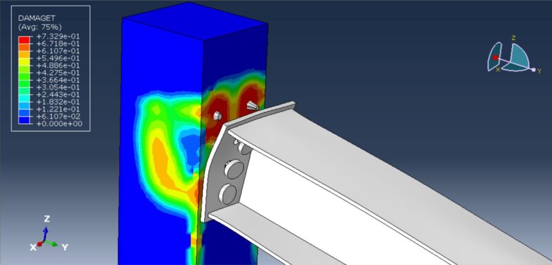 FEA of a Steel Beam-to-Column Connection