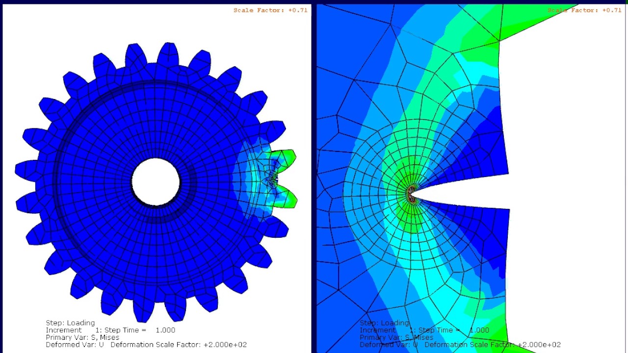 Gear Tooth Crack Propagation Analysis